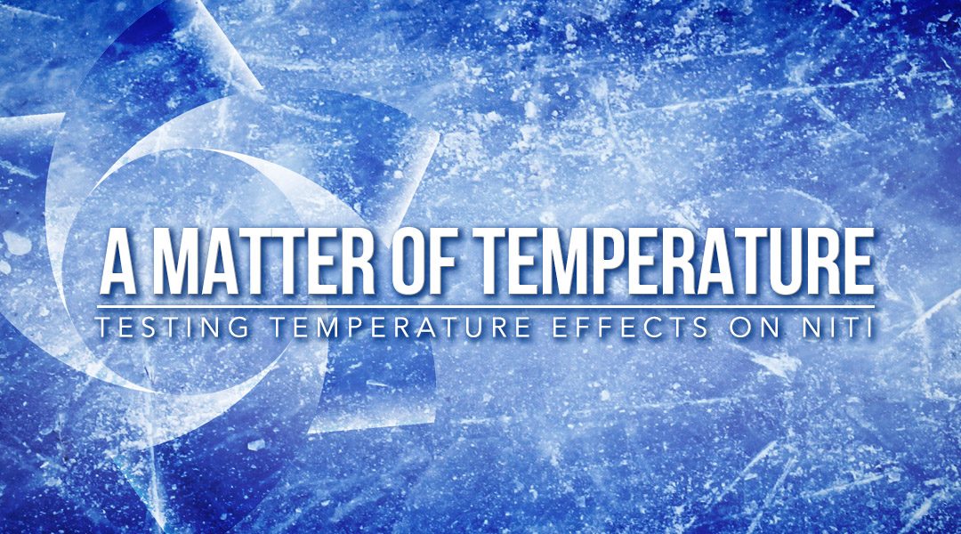 Testing Temperature Effects on NiTi Cyclic Fatigue