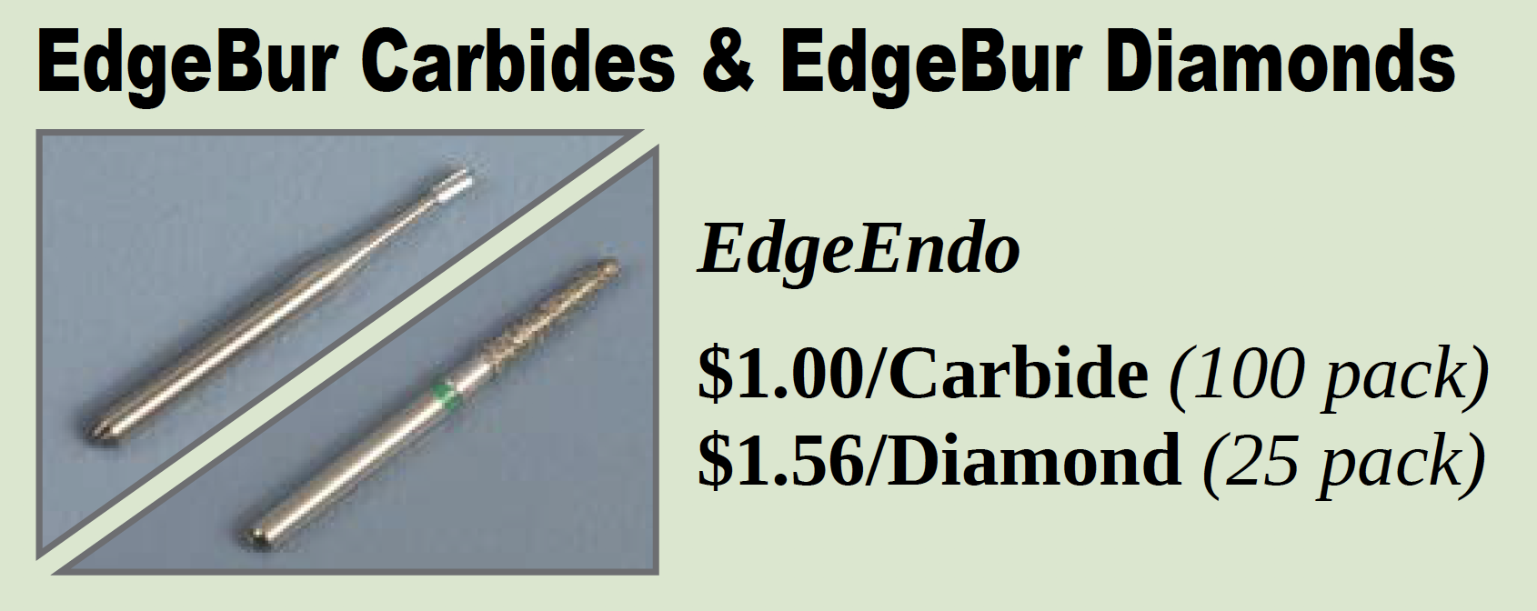 Edged Instrument Cost Effective Rotary Instruments that were Well Received in Clinical ...